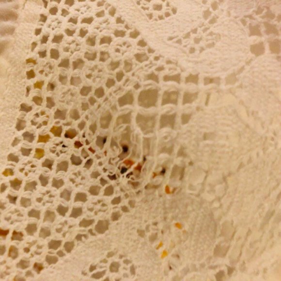 Vintage Embroidered Luncheon Cloth - Kitchen Tablecloth - Dining - Lace - Picture 10 of 10